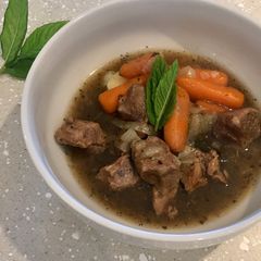 A picture of Spring Lamb & Mint Stew.