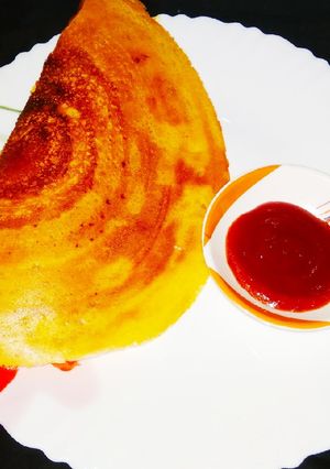 A picture of Besan Paneer Dosa.