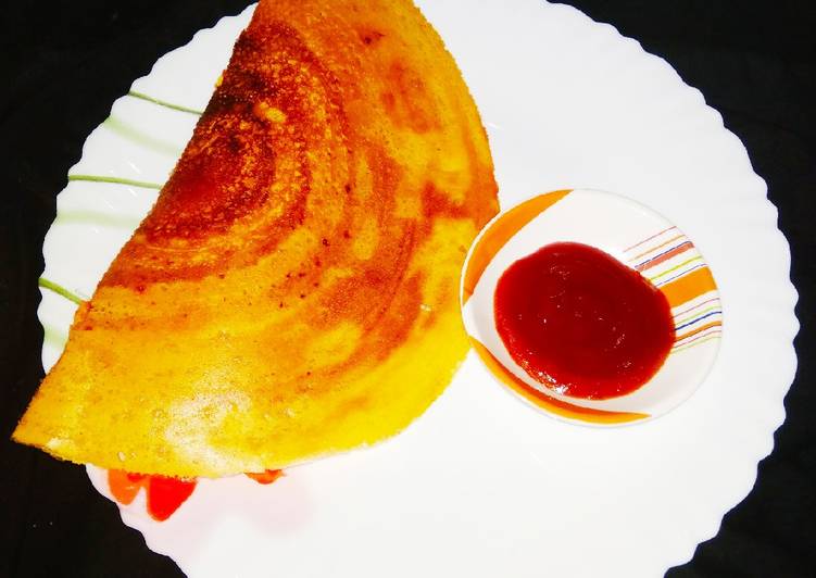 How to Prepare Quick Besan Paneer Dosa