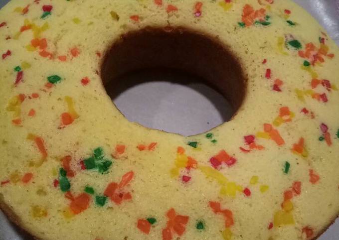 Resep Bolu Panggang Sukade WarnaWarni oleh utari cahyani Resep Bolu Panggang Sukade WarnaWarni oleh utari cahyani