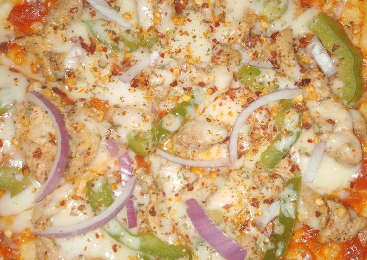 Steps to Make Super Quick Homemade Fajita seasoning pizza without oven