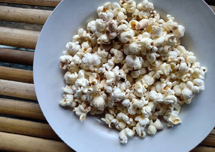 makanan Popcorn gurih Anti Gagal