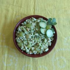 A picture of Cucumber salad.