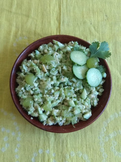 A picture of Cucumber salad.