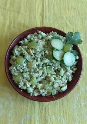 A picture of Cucumber salad.