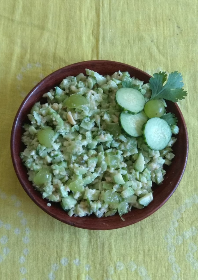 A picture of Cucumber salad.