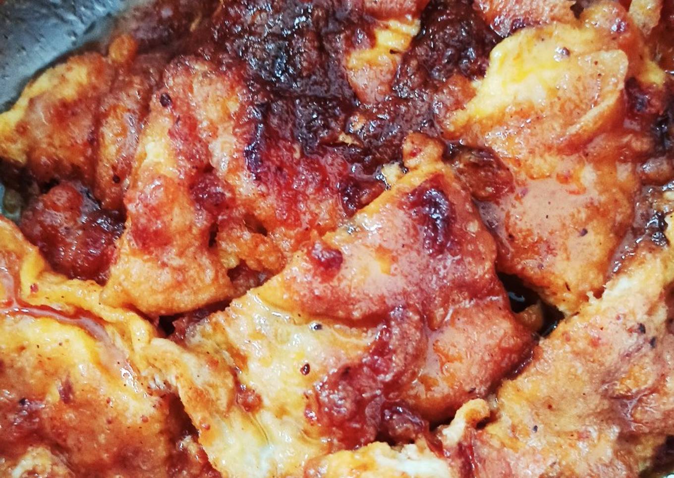 Telor Bebek Dadar Sambal Pala