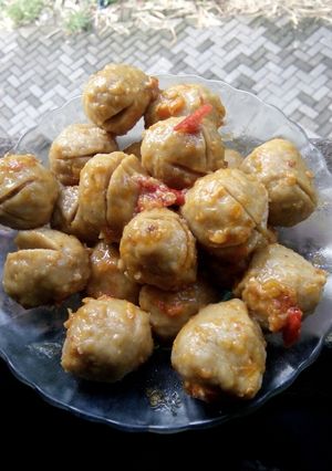 Foto resep Pentol pedas