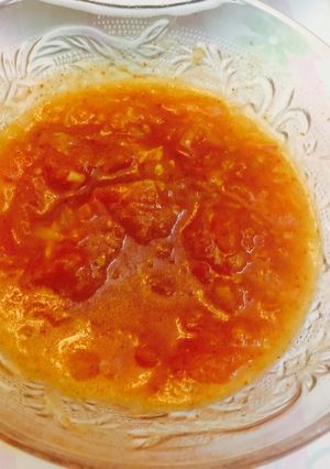 Hình của món Nước sốt chấm rau bắp cải luộc, rau sống.