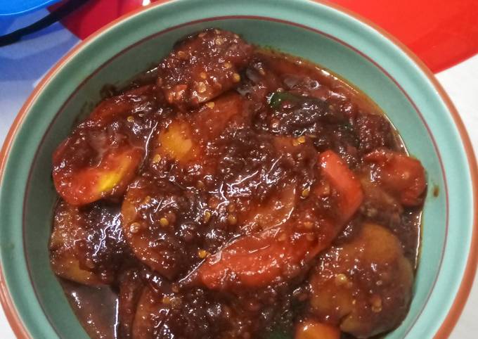 Resep Semur Jengkol Pedas Manis Resep Semur Jengkol Pedas Manis