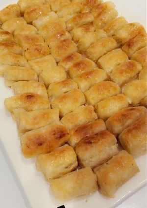 صورة لوصفة بقلاوة بالبف باستري