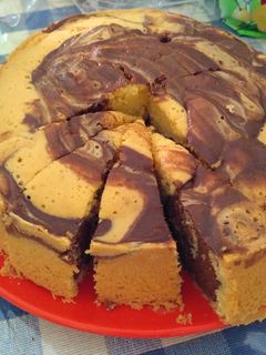 Foto resep Cake marmer 😀