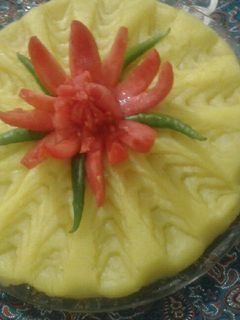 عکسی از دستور پوره سیب زمینی