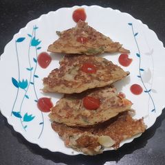 A picture of 15 minutes Bajra Flour Handvo.