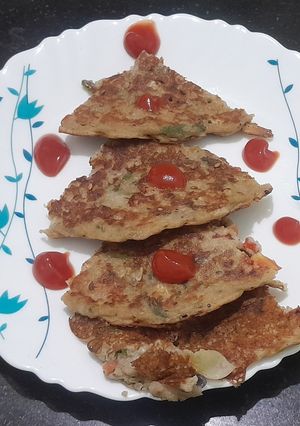 A picture of 15 minutes Bajra Flour Handvo.