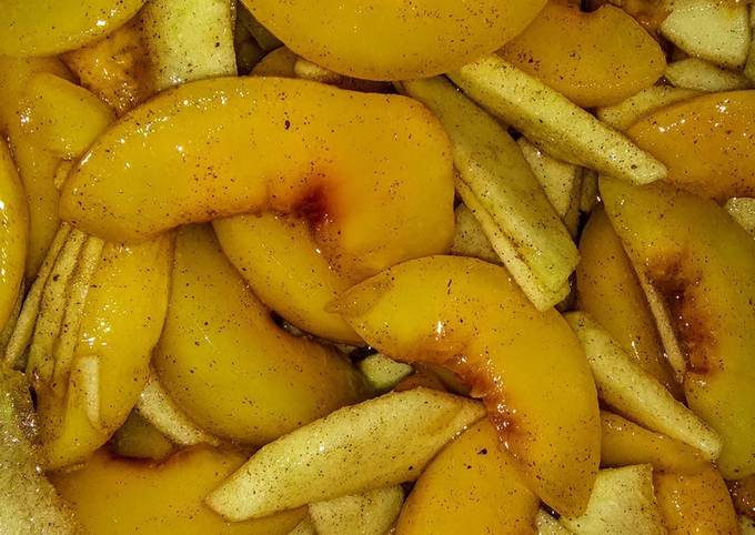 Recipe of Super Quick Homemade Easy apple peach crisp