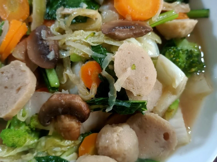 Langkah Gampang Membuat Resep Capcai Bakso Jamur yang Menggugah Selera Anti Ribet, Uenak Banget