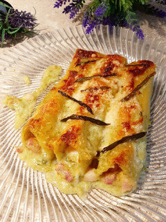 Foto di Cannelloni Asparagi e Pancetta affumicata
