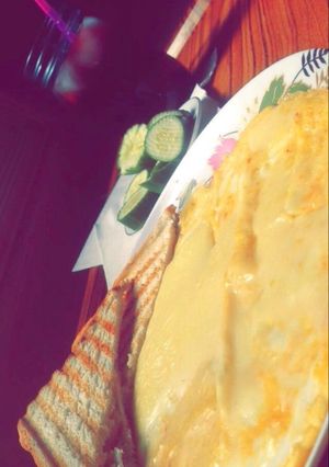 صورة لوصفة البيض بالجبن🍳🧀