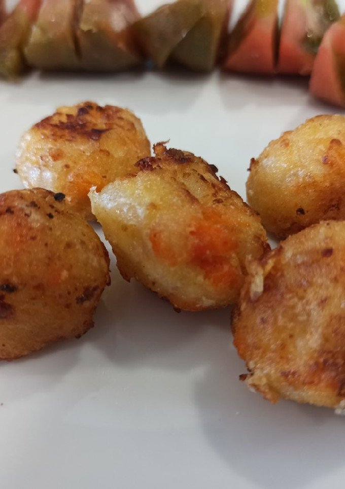 Una foto de Albóndigas de garbanzos y verduras (BLW)