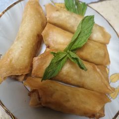 A picture of Chicken rolls.