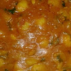 Dum aloo A picture of Dum aloo.