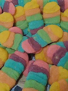 Foto resep Lidah kucing rainbow