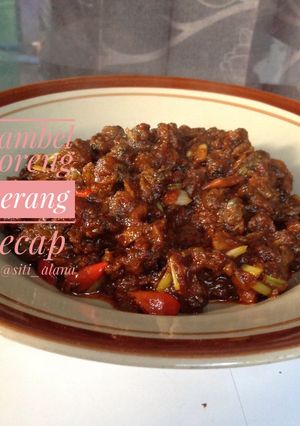 Foto resep Sambel goreng kerang kecap