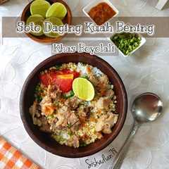 Soto Daging Sapi Bening (Khas Boyolali)-レシピのメイン写真