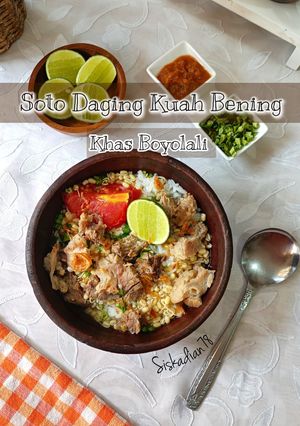 Foto resep Soto Daging Sapi Bening (Khas Boyolali)