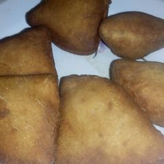 A picture of Passion flavored Mandazi.