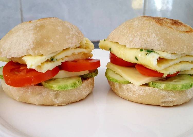 How to Prepare Speedy Vegetarian burger with homemade sourdough bun