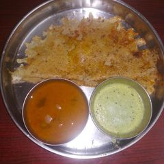 A picture of Rava Dosa in Resturant style!!!!.