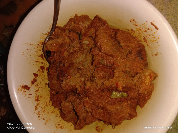 Resep Rendang daging bumbu pasar yang Menggugah Selera