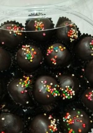 Foto resep Kuker Bola Cokelat Sprinkel