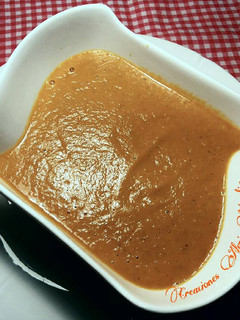 Una foto de Crema de calabaza y hinojos asados, con un toque de ahumado