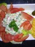 Ensalada de surimi con verduras 