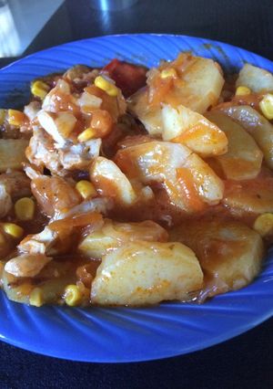 Una foto de Churrasquitos de pollo a la cacerola (mi versión)