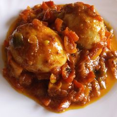 A picture of Coconut Egg Curry.
