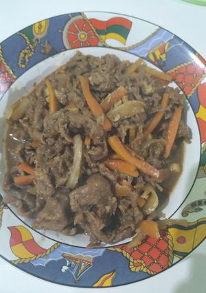 Foto resep Beef Yakiniku ala-ala yoshinoya