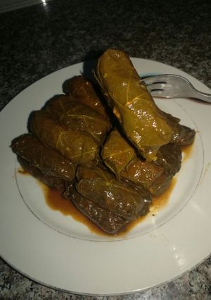 صورة لوصفة محشي ورق عنب