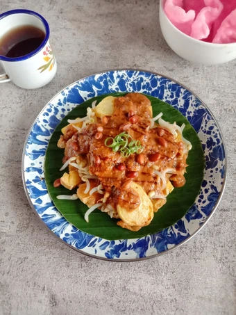 Cara Mudah Membuat Resep Tahu tek Surabaya / tahu telur Surabaya yang Bikin Ngiler Anti Ribet, Lezat