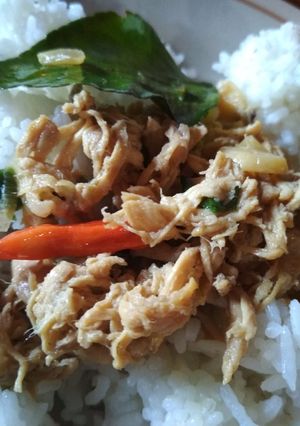 Foto resep Ayam suwir manis (ora) pedas