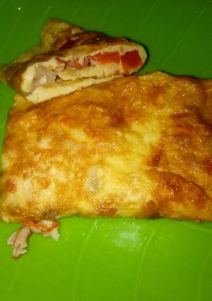 Foto resep 6. Menu diet sehat : omelet sayur