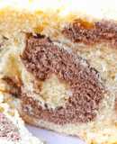 Pan de molde marmolado