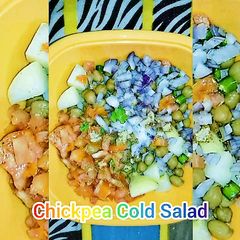 A picture of Chickpea cold Salad🥗.