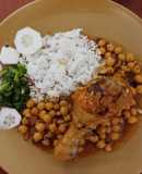 Pollo con garbanzos súper fácil