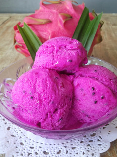 Foto resep Es Cream Buah Naga