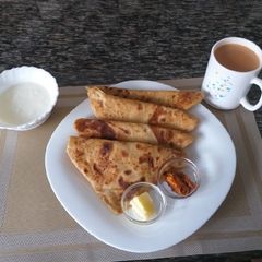 A picture of Plain Paratha#Quick fix breakfast.