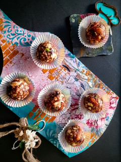A picture of Dry Fruit Ladoo/ Dry Fruit Bliss Balls.